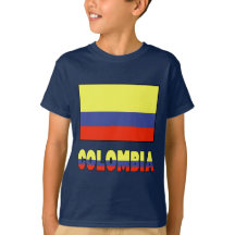 Bandera de Columbia y borde con nombre