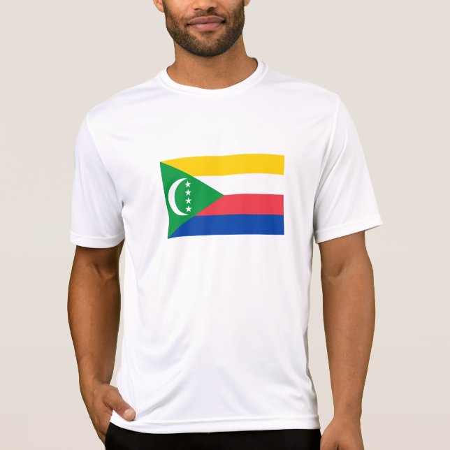 Camiseta Bandera de Comoras (Anverso)