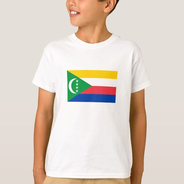 Camiseta Bandera de Comoras (Anverso)