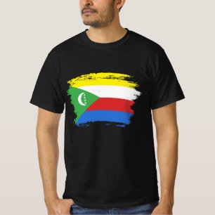 Camiseta bandera de Comoras
