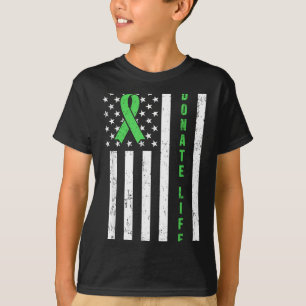 Camiseta Bandera de Concientización sobre Donación de Órgan