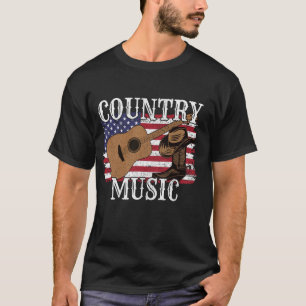Camiseta Bandera de concierto de música de Cowboycore Este