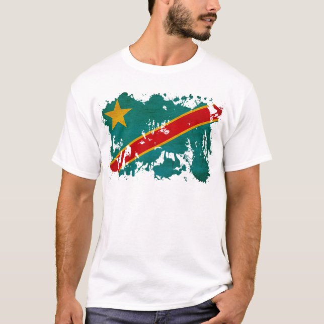 Camiseta Bandera de Congo (Anverso)