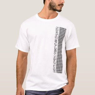 Camiseta Bandera de control de Carreras Caballeros Iniciar 