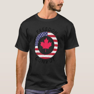 Camiseta Bandera de convoy por la libertad de Canadá Los ca