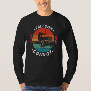 Camiseta Bandera de convoy por la libertad de Canadá Los ca