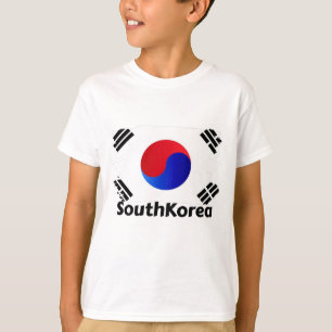 Camiseta Bandera de Corea del Sur