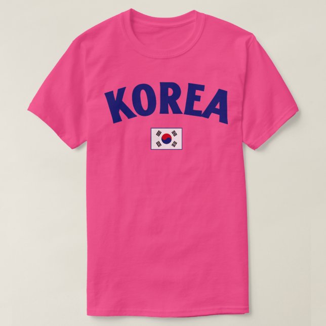Camiseta Bandera de Corea del Sur (Diseño del anverso)