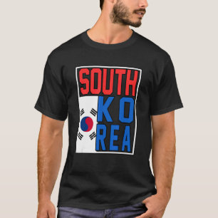 Camiseta Bandera de Corea del Sur