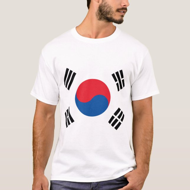 Camiseta Bandera de Corea del Sur (Anverso)