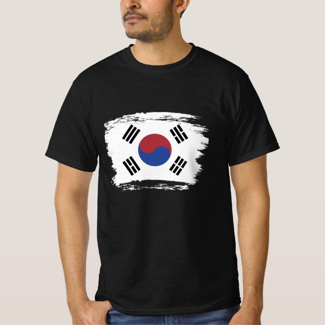 Camiseta Bandera de Corea del Sur (Anverso)