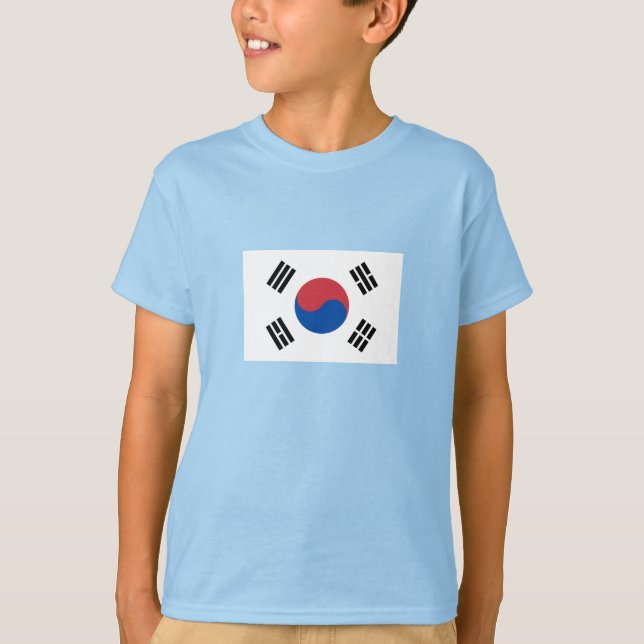 Camiseta Bandera de Corea del Sur (Anverso)