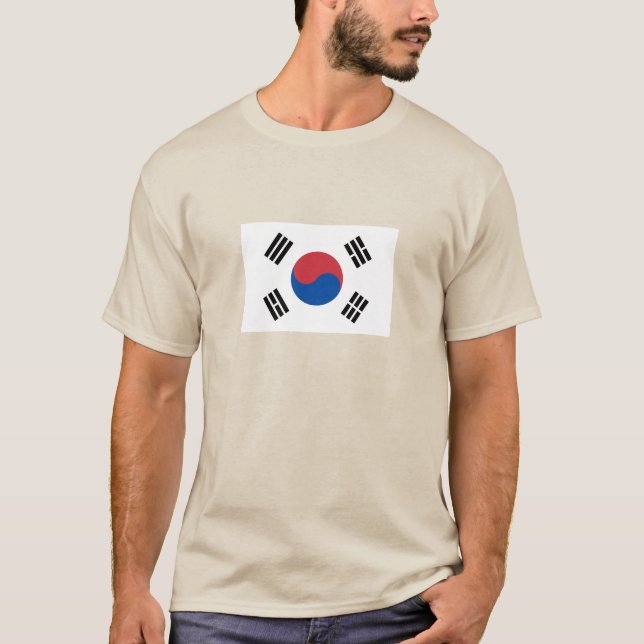 Camiseta Bandera de Corea del Sur (Anverso)