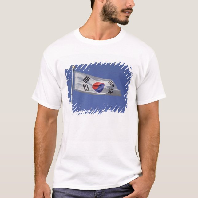 Camiseta Bandera de Corea del Sur (Anverso)