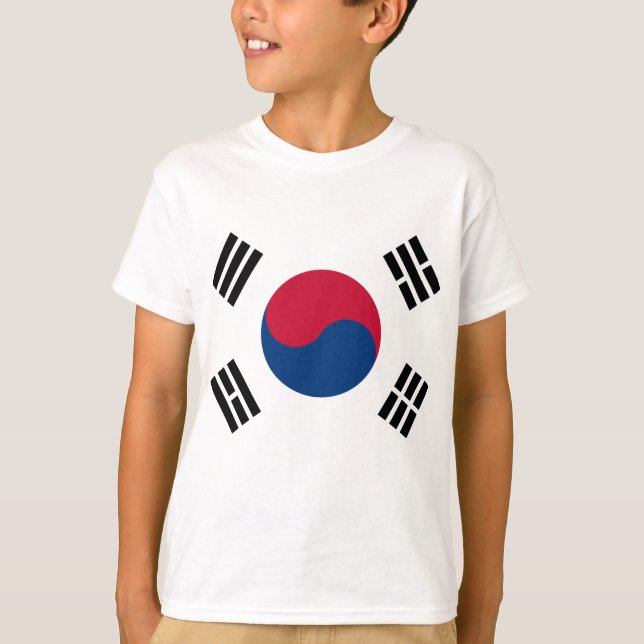 Camiseta Bandera de Corea del Sur (Anverso)