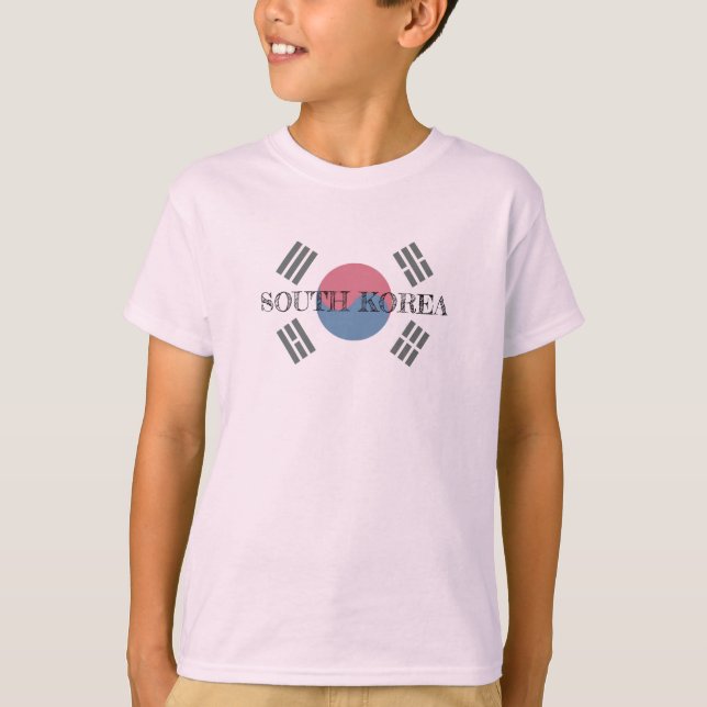 Camiseta Bandera de Corea del Sur (Anverso)