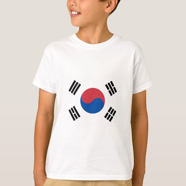 Camiseta Bandera de Corea del Sur (ROK) (Anverso)
