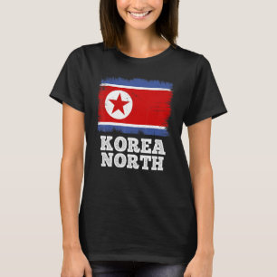 Camiseta Bandera de cosecha Corea Bandera retro del país de