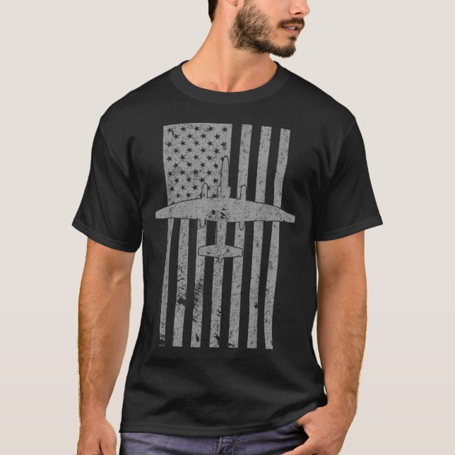 Camiseta Bandera de cosecha de avionetas del avión U-2 Drag (Anverso)