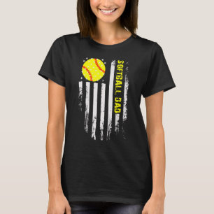 Camiseta Bandera de cosecha de baloncesto Papá Vintage Usa