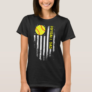 Camiseta Bandera de cosecha de baloncesto Papá Vintage Usa