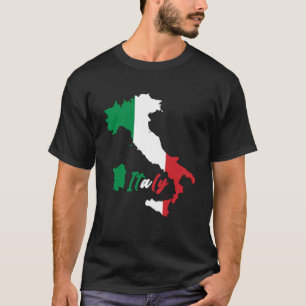 Camiseta Bandera de cosecha italiana Hombres Orgullo femeni