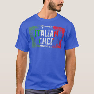 Camiseta Bandera de cosecha italiana para cocinar el amante