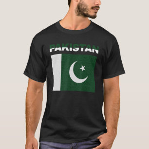 Camiseta Bandera de cosecha paquistaní Orgullo paquistaní