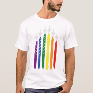 Camiseta Bandera de cosecha patriótica estadounidense LGBTQ