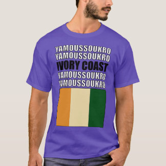 Camiseta Bandera de Costa de Marfil