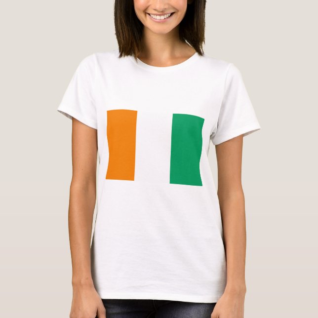Camiseta Bandera de Costa de Marfil (Anverso)