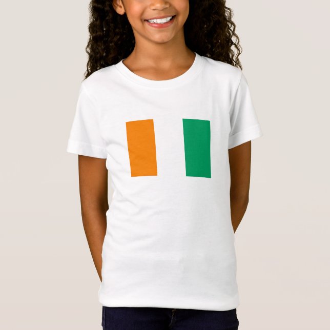 Camiseta Bandera de Costa de Marfil (Anverso)