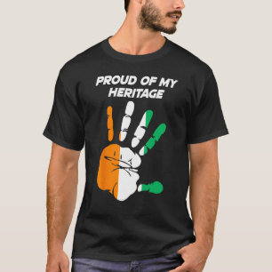 Camiseta Bandera de Costa de Marfil Palm impresa