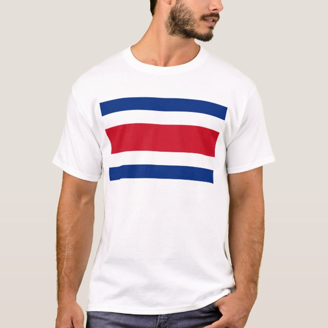 Camiseta Bandera de Costa Rica (Anverso)