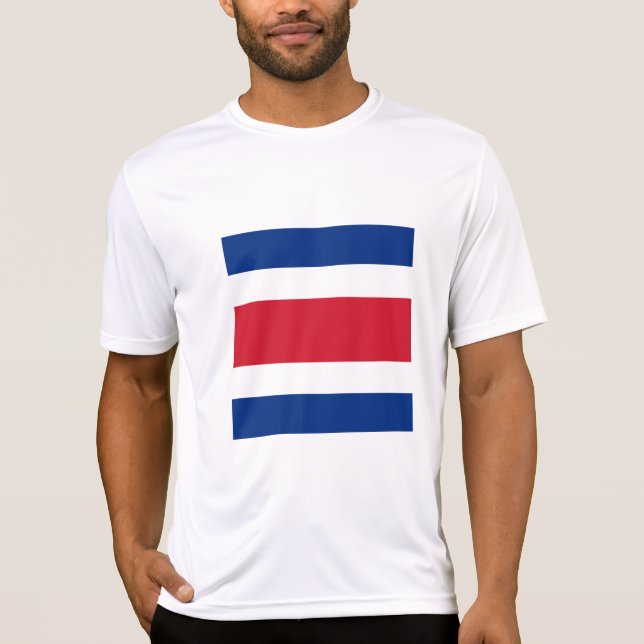 Camiseta Bandera de Costa Rica (Anverso)