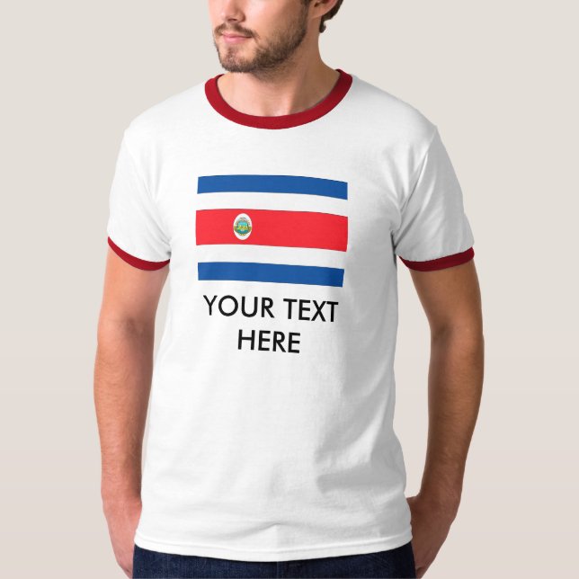 Camiseta Bandera de Costa Rica (Anverso)