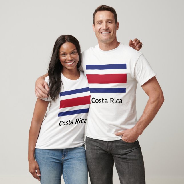 Camiseta Bandera de Costa Rica (Unisexo)