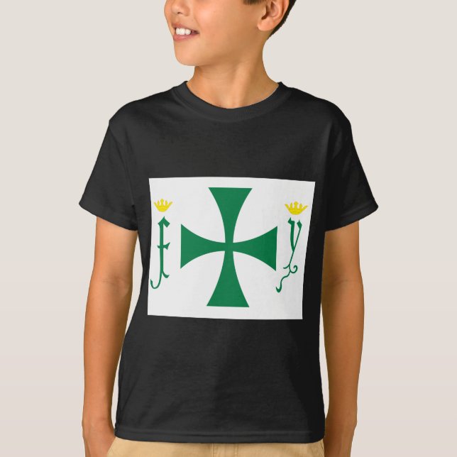 Camiseta Bandera de Cristóbal Colón (Anverso)