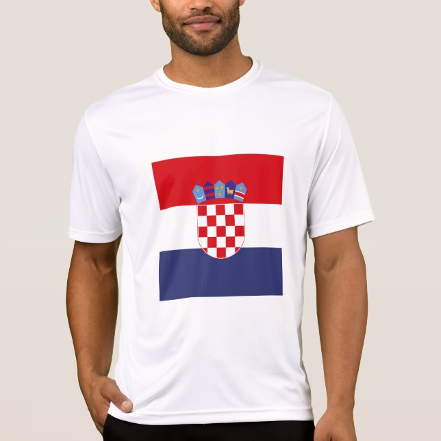 Camiseta Bandera de Croacia (Anverso)