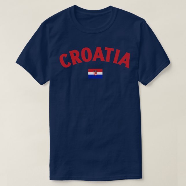 Camiseta Bandera de Croacia (Diseño del anverso)