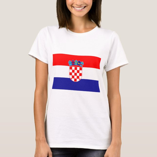 Camiseta Bandera de Croacia (Anverso)
