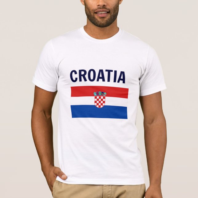 Camiseta Bandera de Croacia (Anverso)