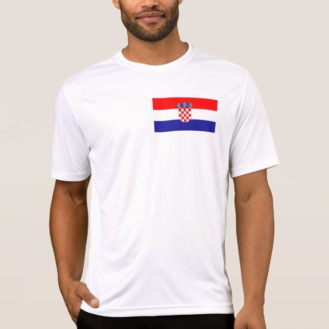 Camiseta Bandera de Croacia (Anverso)
