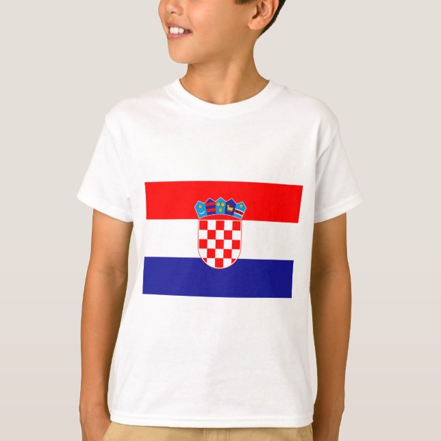 Camiseta Bandera de Croacia (Anverso)