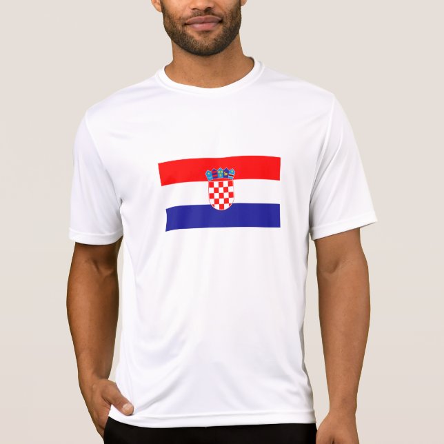Camiseta Bandera de Croacia (Anverso)