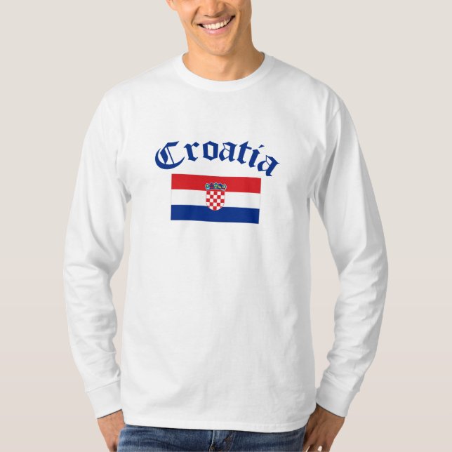 Camiseta Bandera de Croacia (Anverso)