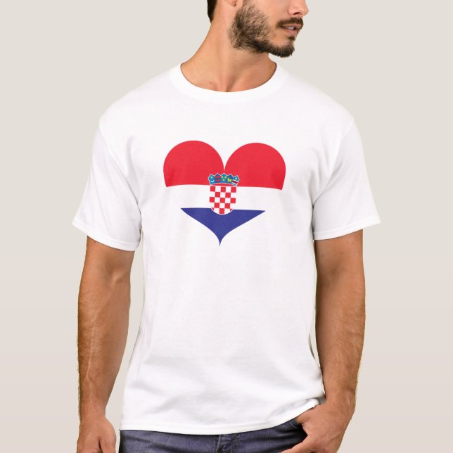 Camiseta Bandera de Croacia (Anverso)