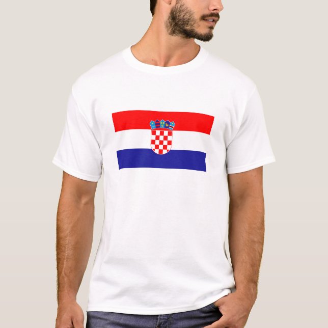 Camiseta Bandera de Croacia (Anverso)