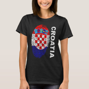 Camiseta Bandera de Croacia Fútbol Deporte Fútbol Aficiona