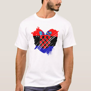 Camiseta Bandera De Croacia Me Encanta Croacia Es En Mi Adn